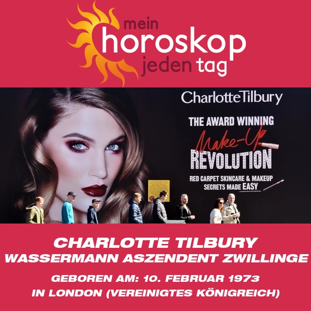 Charlotte Tilbury\'s astrologisches Porträt des Wassermanns