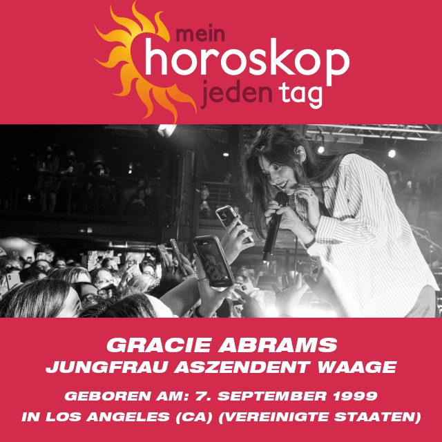 Gracie Abrams: Astrologische Einblicke für das Sternzeichen Jungfrau