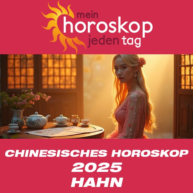 Chinesisches Horoskop 2025 für den Hahn