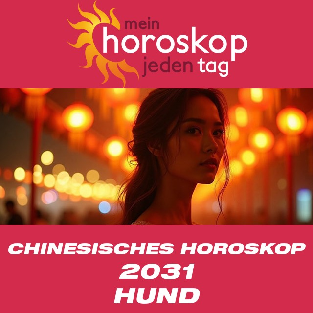Chinesisches Horoskop 2031 für den Hund