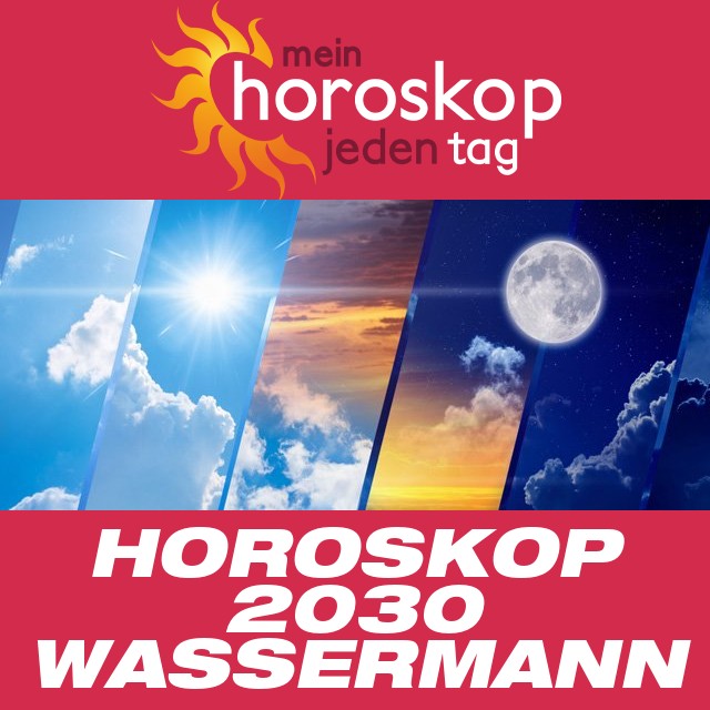 Jährliches Horoskop 2030 für Wassermann