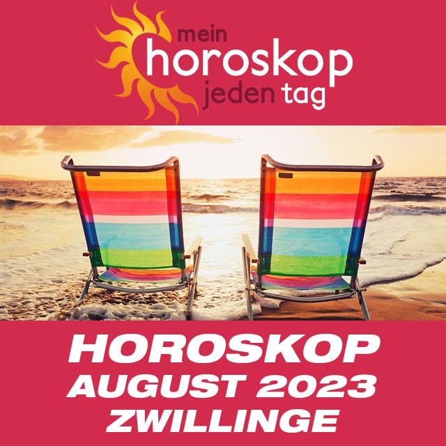 Monatliches Horoskop August 2023 für Zwillinge