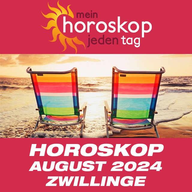 Monatliches Horoskop August 2024 für Zwillinge