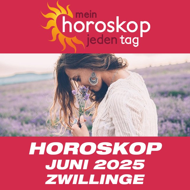 Monatliches Horoskop Juni 2025 für Zwillinge