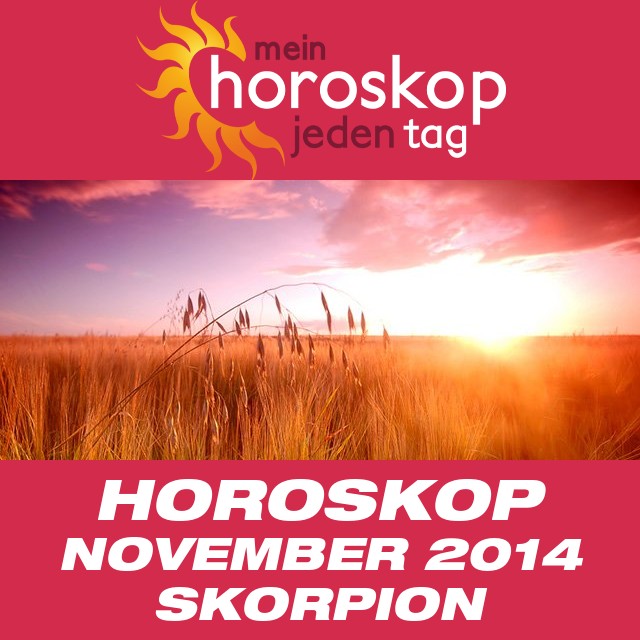 Monatliches Horoskop November 2014 für Skorpion