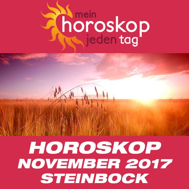 Monatliches Horoskop November 2017 für Steinbock