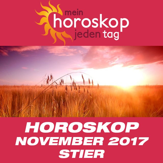 Monatliches Horoskop November 2017 für Stier