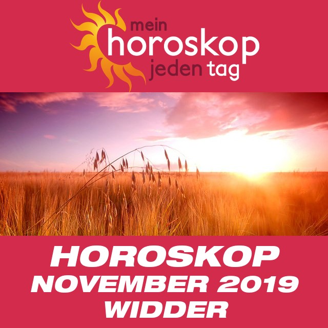 Monatliches Horoskop November 2019 für Widder