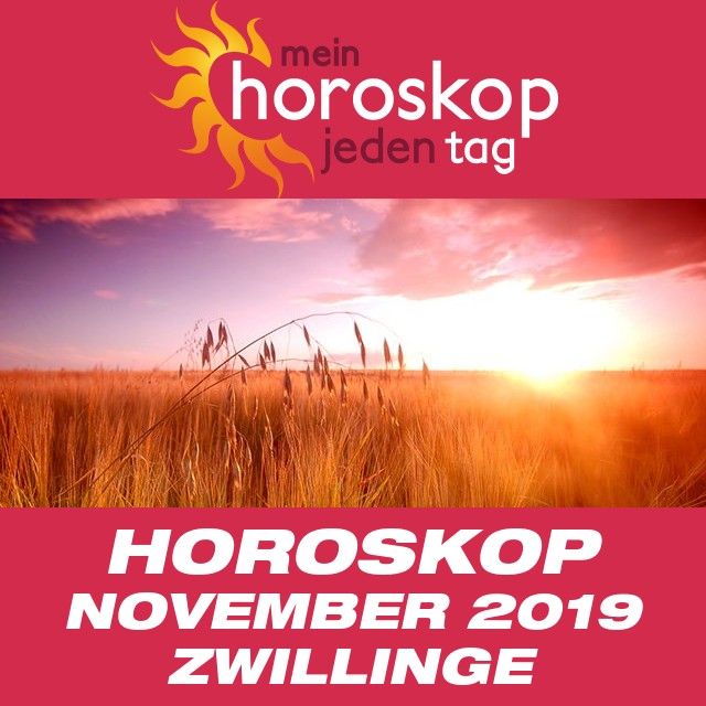 Monatliches Horoskop November 2019 für Zwillinge