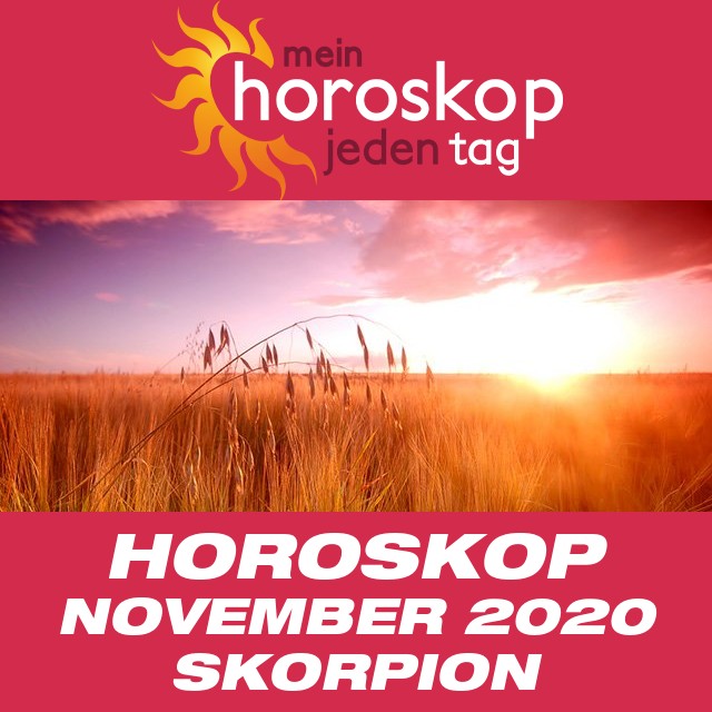 Monatliches Horoskop November 2020 für Skorpion