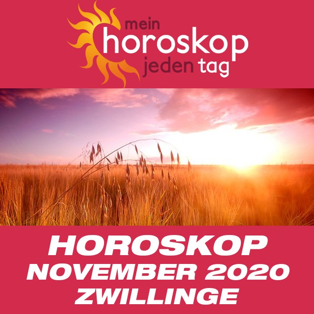 Monatliches Horoskop November 2020 für Zwillinge