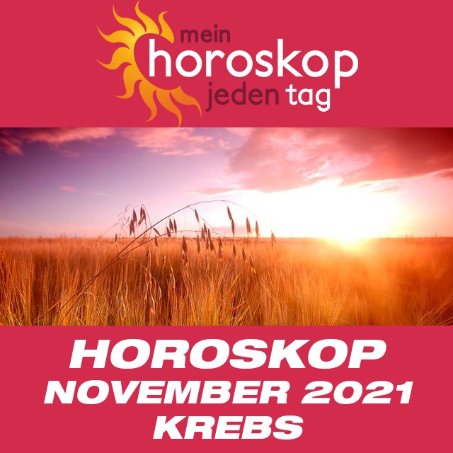 Monatliches Horoskop November 2021 für Krebs