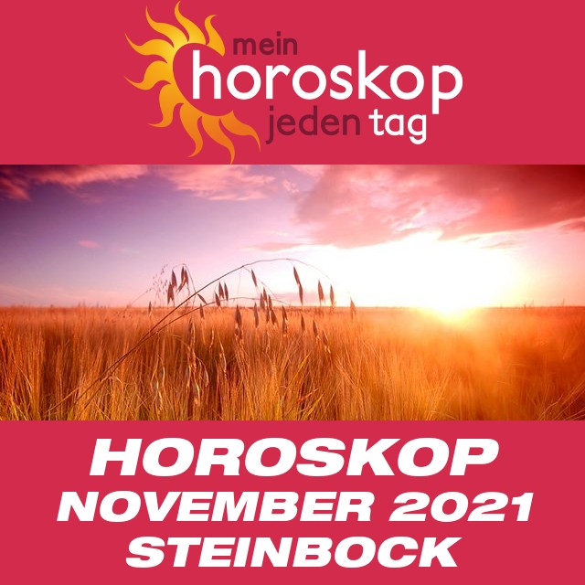 Monatliches Horoskop November 2021 für Steinbock