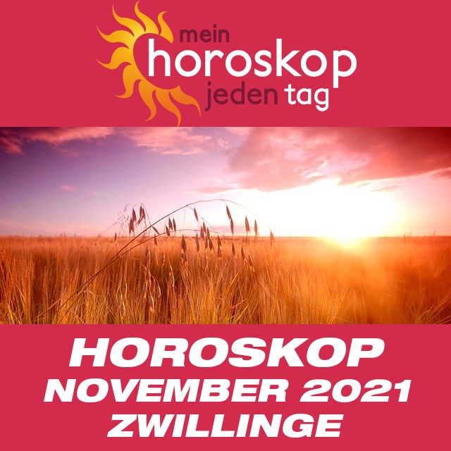 Monatliches Horoskop November 2021 für Zwillinge