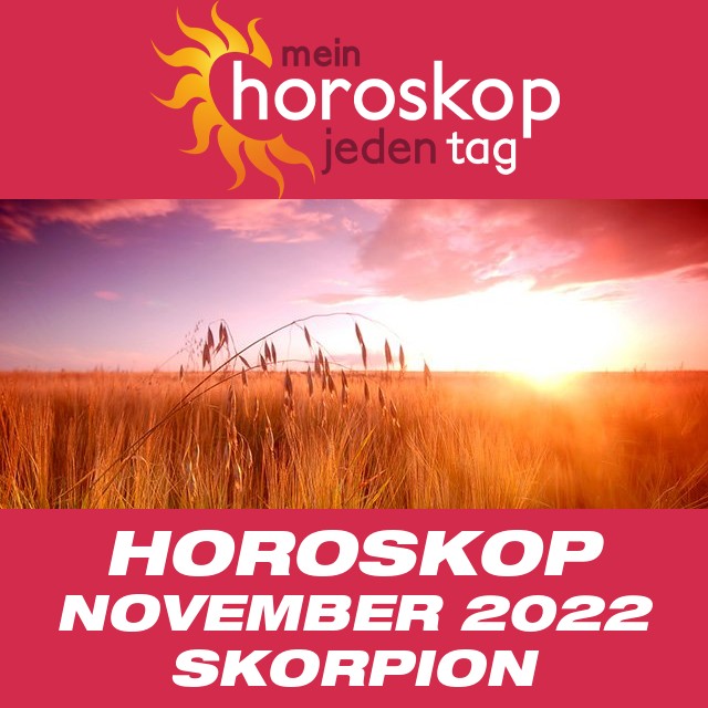 Monatliches Horoskop November 2022 für Skorpion
