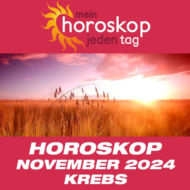 Monatliches Horoskop November 2024 für Krebs
