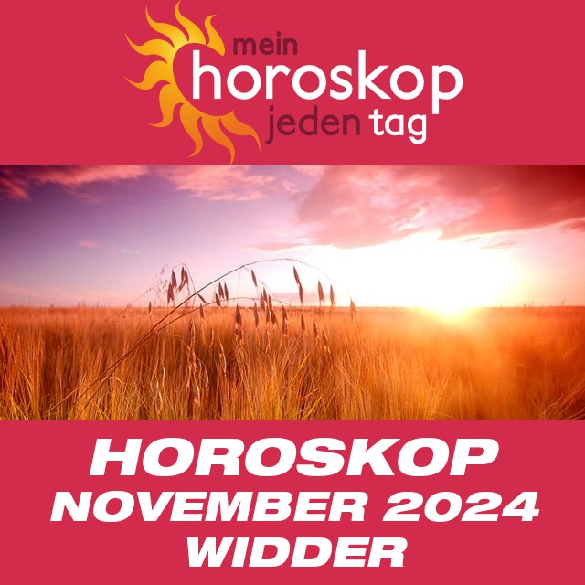 Monatliches Horoskop November 2024 für Widder