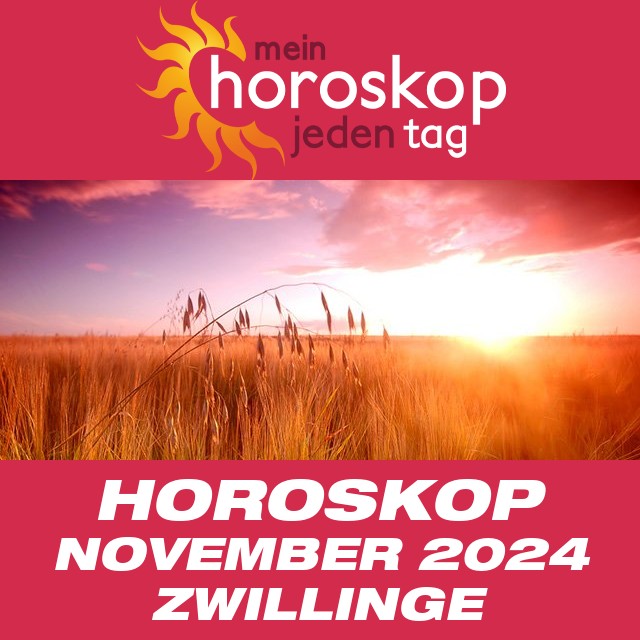 Monatliches Horoskop November 2024 für Zwillinge
