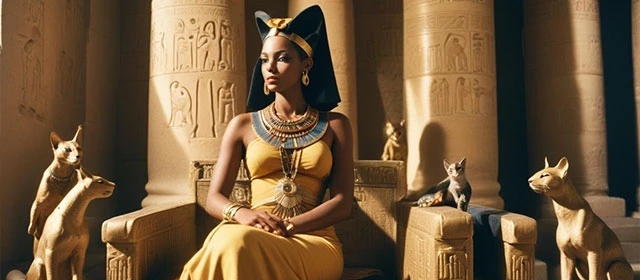 Alles über das ägyptische Zeichen: Die Harmonie von Bastet.
