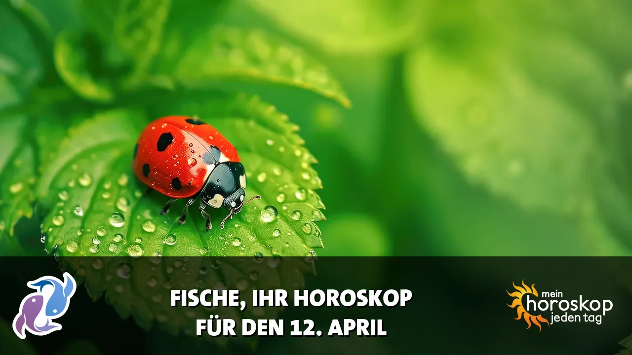 Horoscope Fische du Sonntag, 12. April 2026