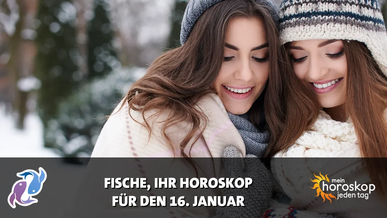 Horoscope Fische du Freitag, 16. Januar 2026