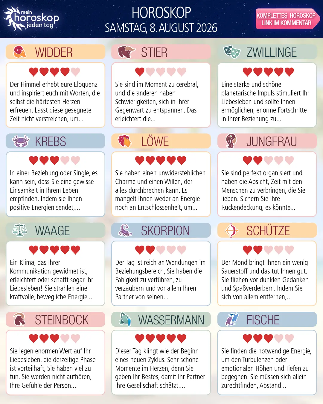 Krebs: Dein Wochenhoroskop vom 3. August 2026
