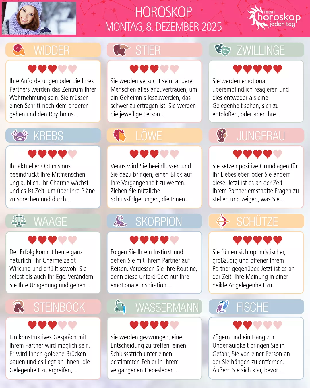 Zwillinge: Ihr Horoskop für den 10. Dezember 2025