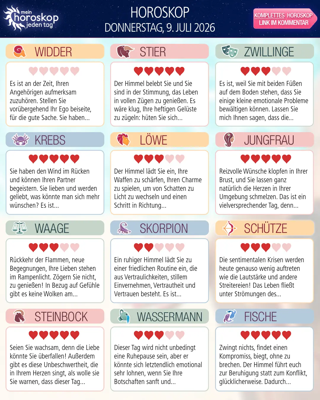 Stier: Dein Wochenhoroskop vom 6. Juli 2026