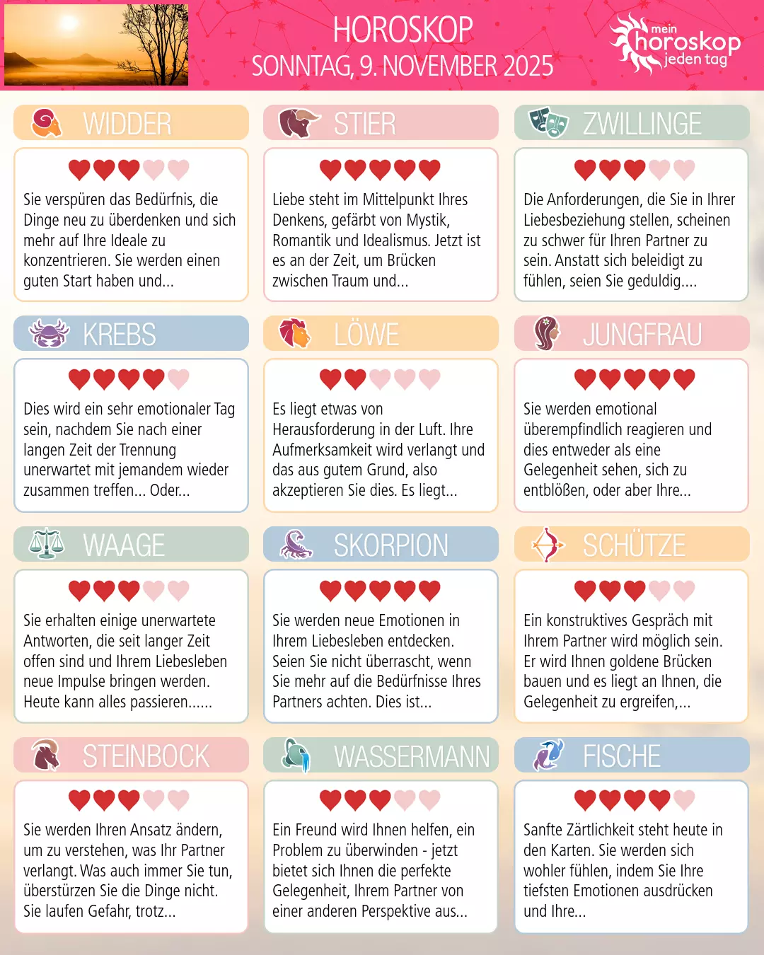 Löwe: Ihr Wochenhoroskop vom 3. November 2025