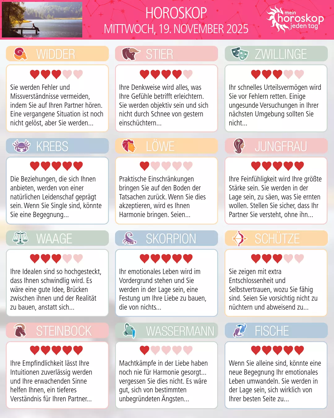 Löwe: Ihr Wochenhoroskop vom 17. November 2025