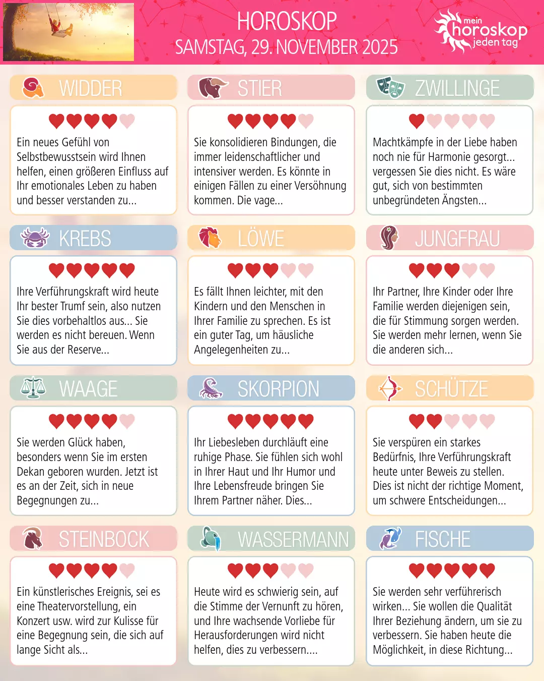 Krebs: Ihr Horoskop für morgen, 30. November 2025