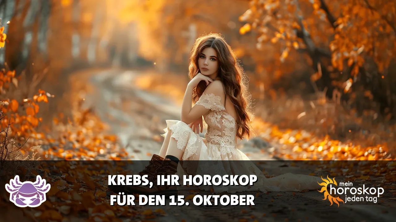Horoscope Krebs du Donnerstag, 15. Oktober 2026