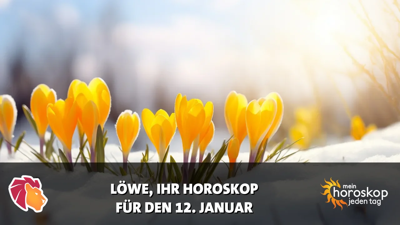 Horoscope Löwe du Montag, 12. Januar 2026
