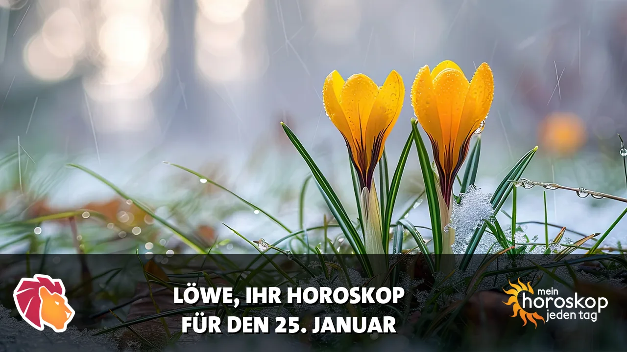 Horoscope Löwe du Sonntag, 25. Januar 2026