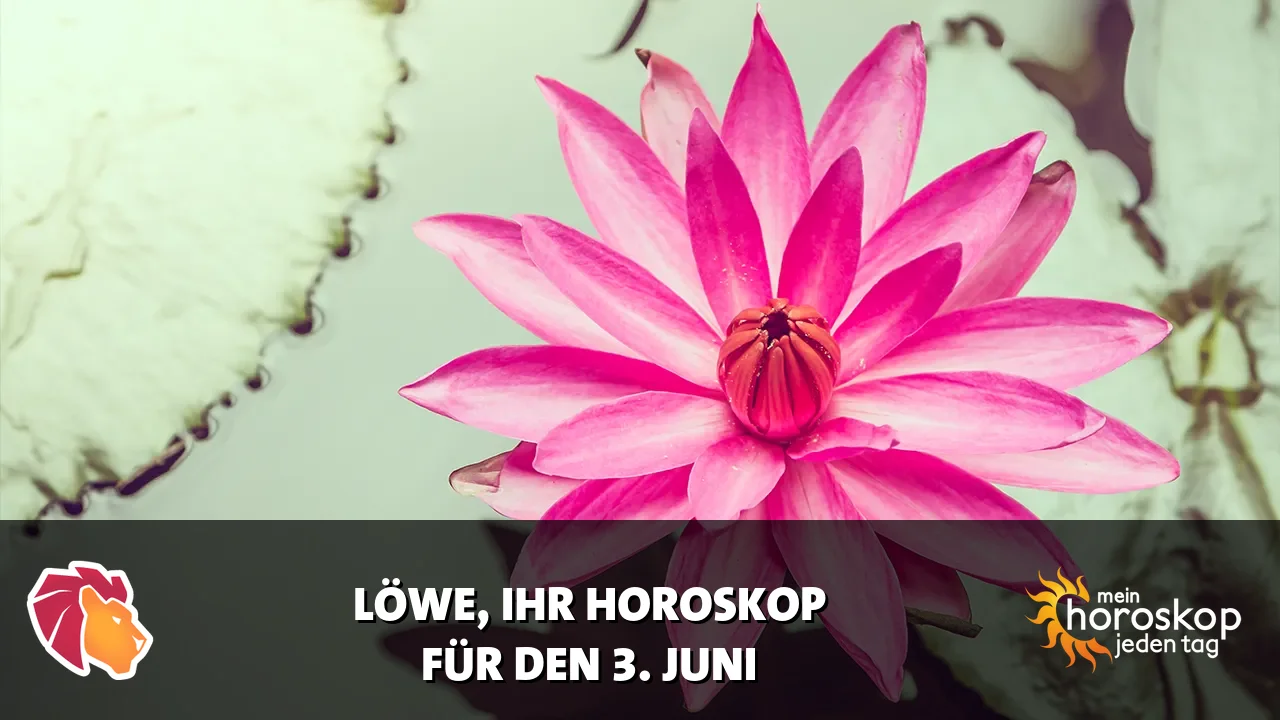 Horoscope Löwe du Mittwoch, 3. Juni 2026