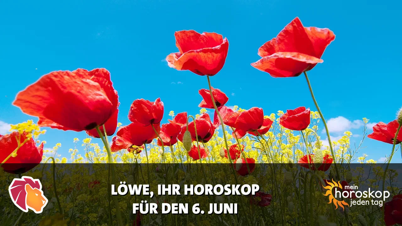 Horoscope Löwe du Samstag, 6. Juni 2026