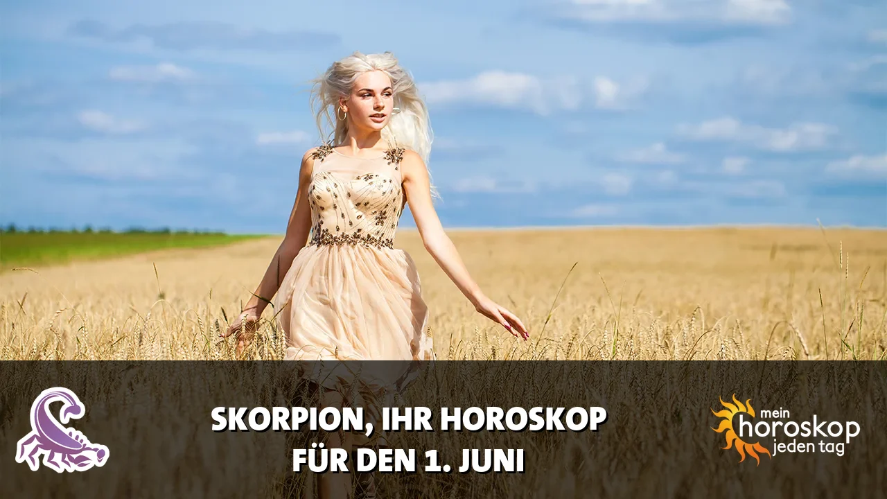 Horoscope Skorpion du Montag, 1. Juni 2026