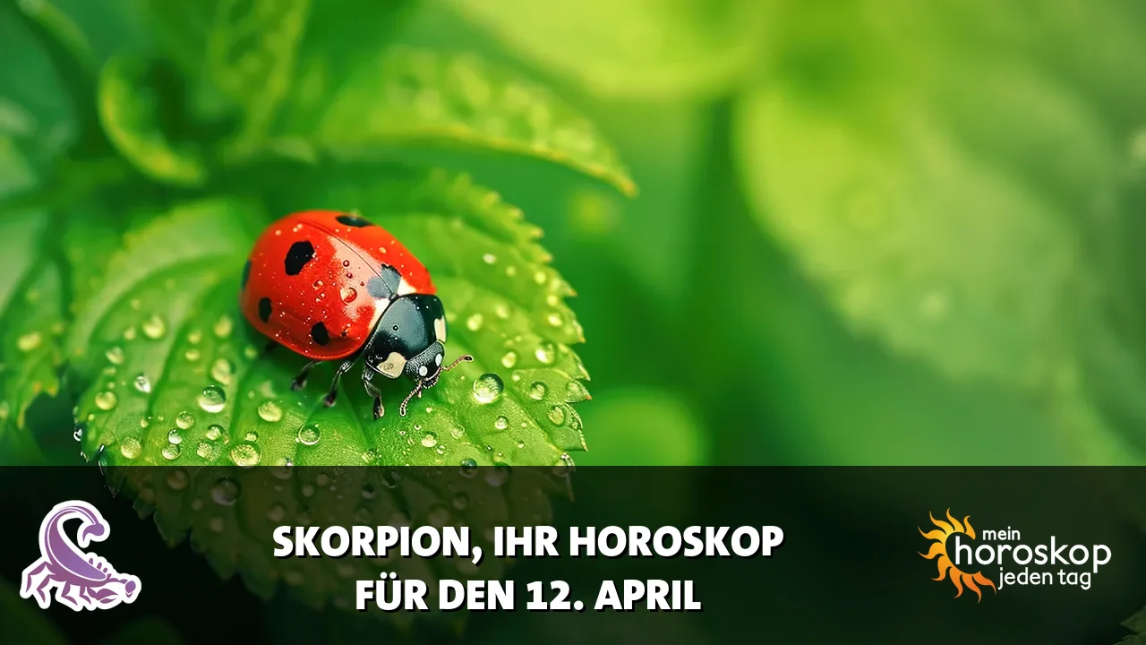 Horoscope Skorpion du Sonntag, 12. April 2026