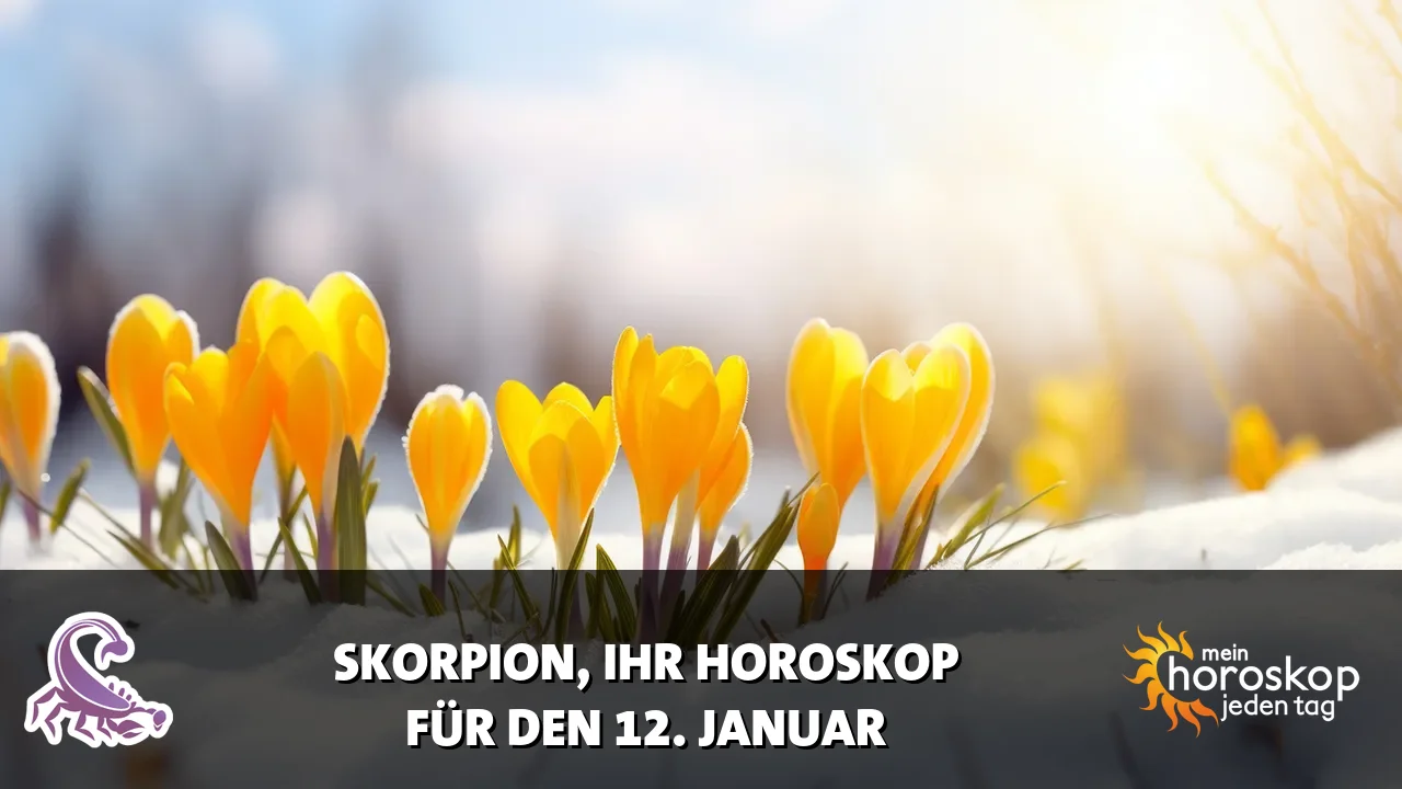 Horoscope Skorpion du Montag, 12. Januar 2026
