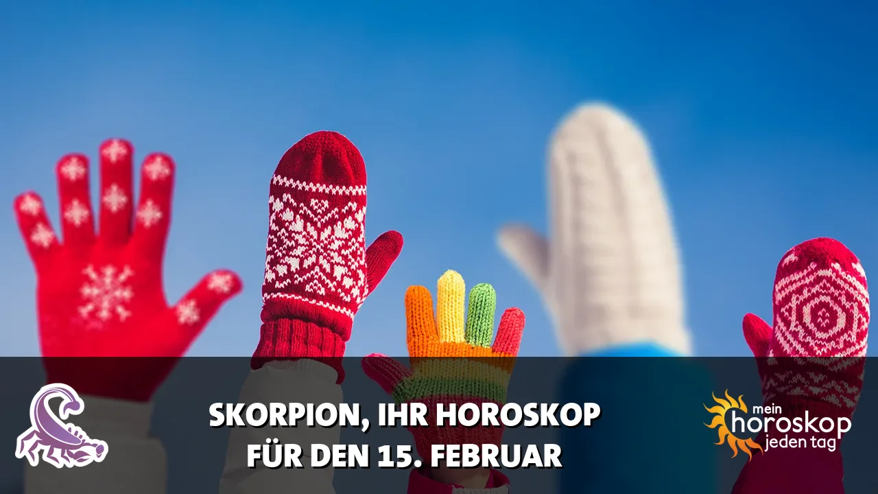 Horoscope Skorpion du Sonntag, 15. Februar 2026
