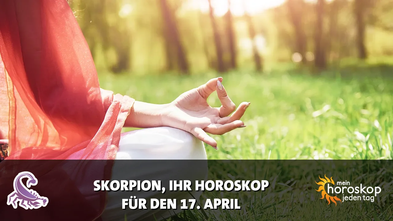 Horoscope Skorpion du Freitag, 17. April 2026