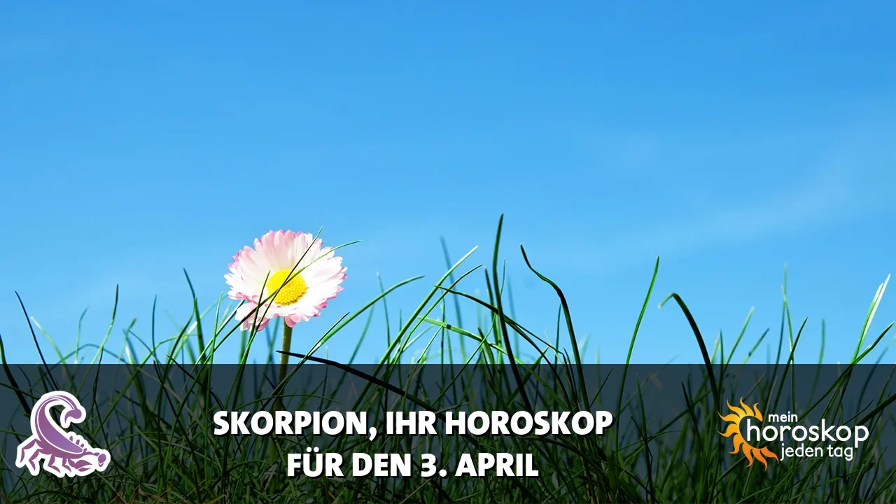 Horoscope Skorpion du Freitag, 3. April 2026