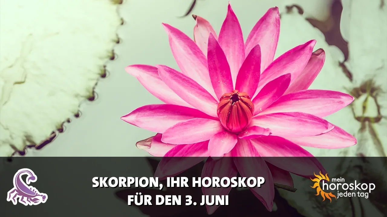 Horoscope Skorpion du Mittwoch, 3. Juni 2026