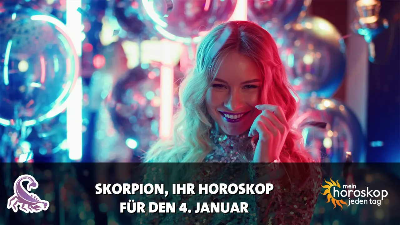 Horoscope Skorpion du Sonntag, 4. Januar 2026