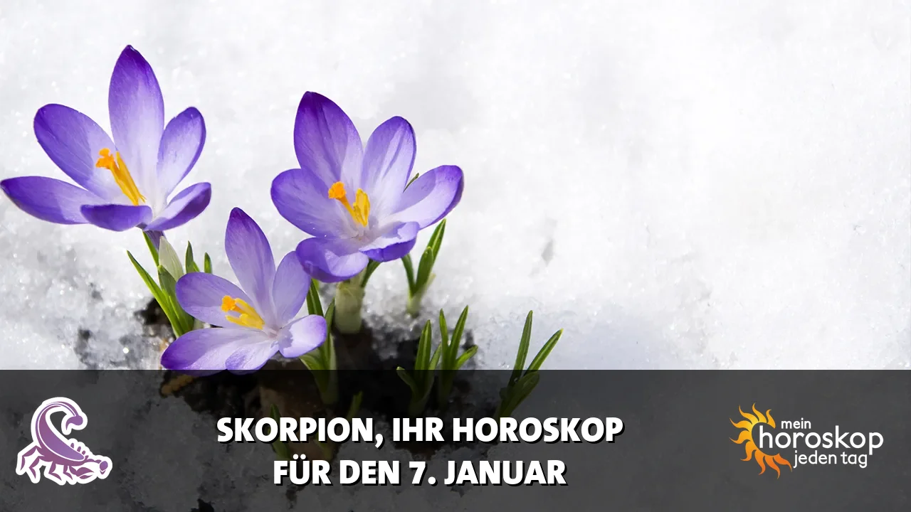 Horoscope Skorpion du Mittwoch, 7. Januar 2026