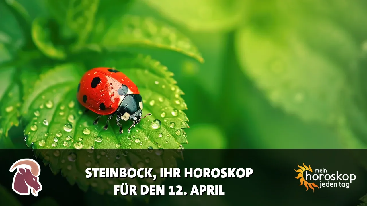Horoscope Steinbock du Sonntag, 12. April 2026