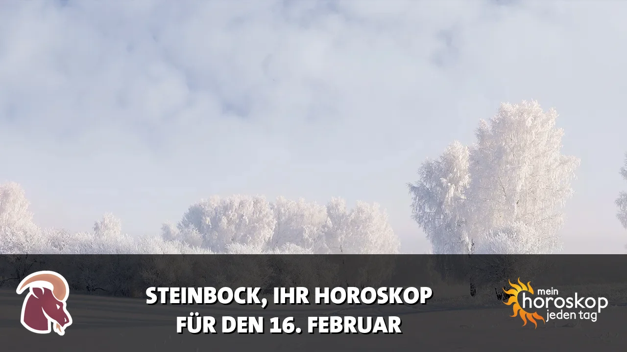 Horoscope Steinbock du Montag, 16. Februar 2026