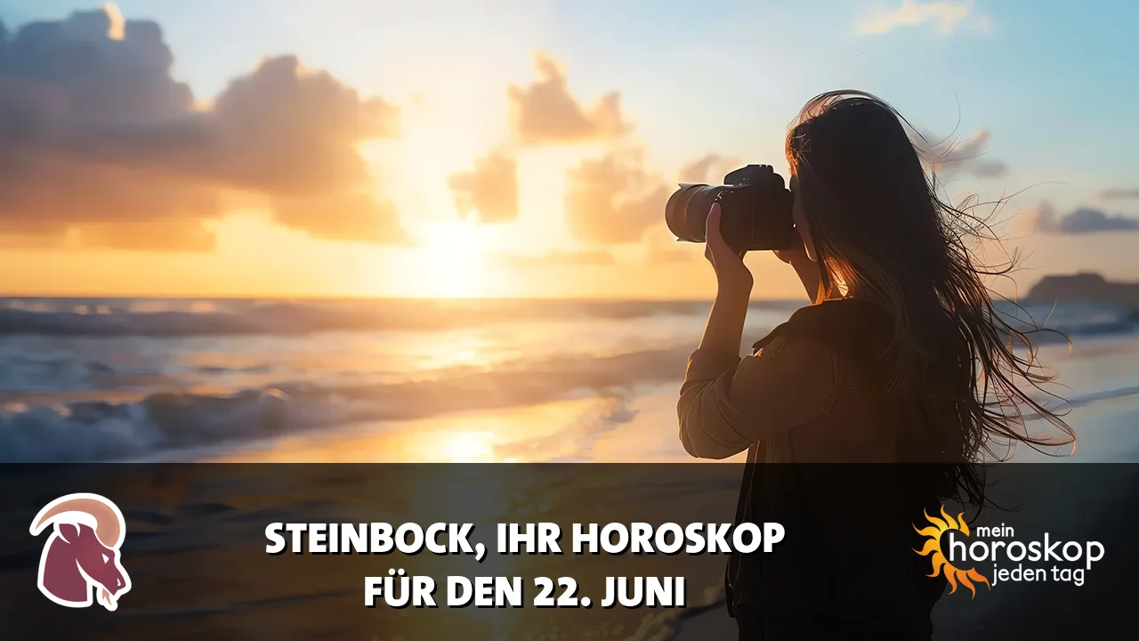 Horoscope Steinbock du Montag, 22. Juni 2026