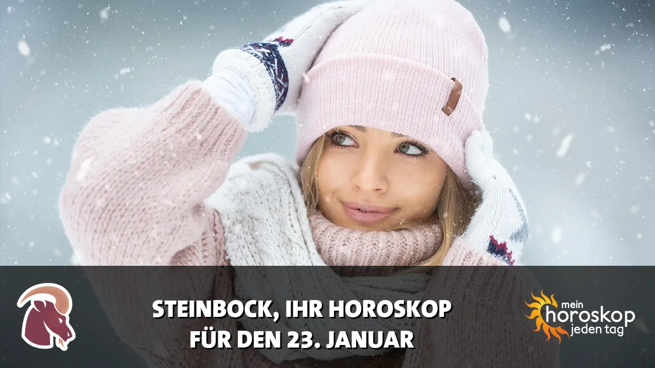 Horoscope Steinbock du Freitag, 23. Januar 2026