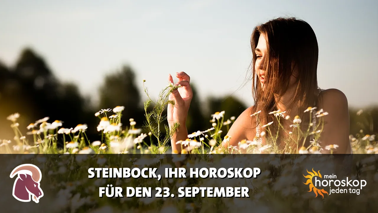 Horoscope Steinbock du Mittwoch, 23. September 2026
